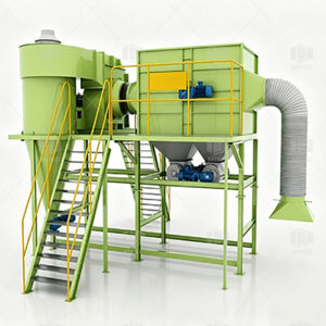 Negative-pressure air separator